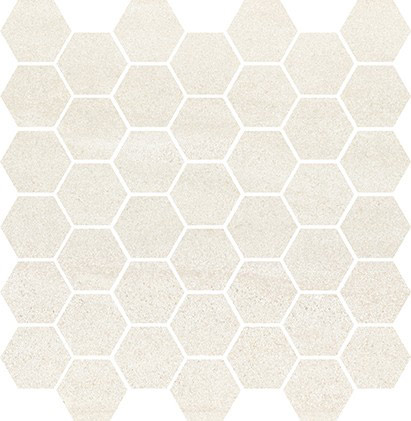 Cersanit Bantu Cream Heksagon Small Mosaic Glossy WD598-003 mozaik 29 x 29,7