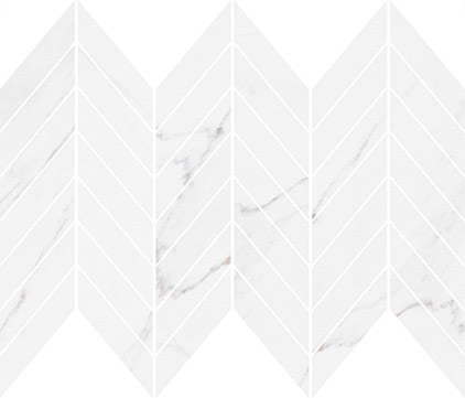 Cersanit Marinel White Chevron Mosaic Glossy WD937-014 mozaik 29,8 x 25,5