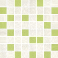 Cersanit Lira White-Green Mosaic WD394-008 mozaik 25 x 25