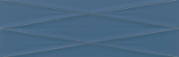 Cersanit Gravity Marine Blue Silver Inserto Satin ND856-014 dekorcsempe 24 x 74