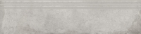 Cersanit Diverso Light Grey Matt ND576-039 lépcsőlap 29,8x119,8 cm