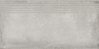 Cersanit Diverso Light Grey Matt ND576-040 lépcsőlap 29,8x59,8 cm